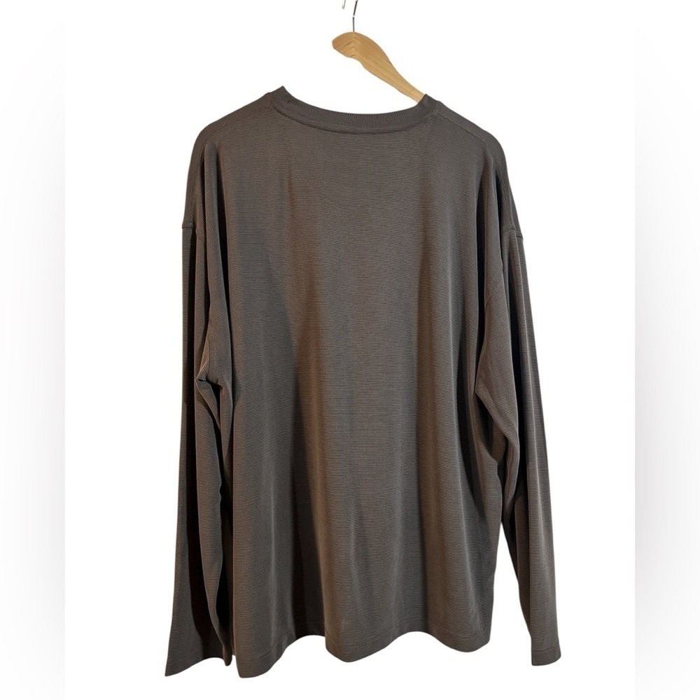 Classic Men's Long Sleeve Shirt in Brown - Picture 5 of 5